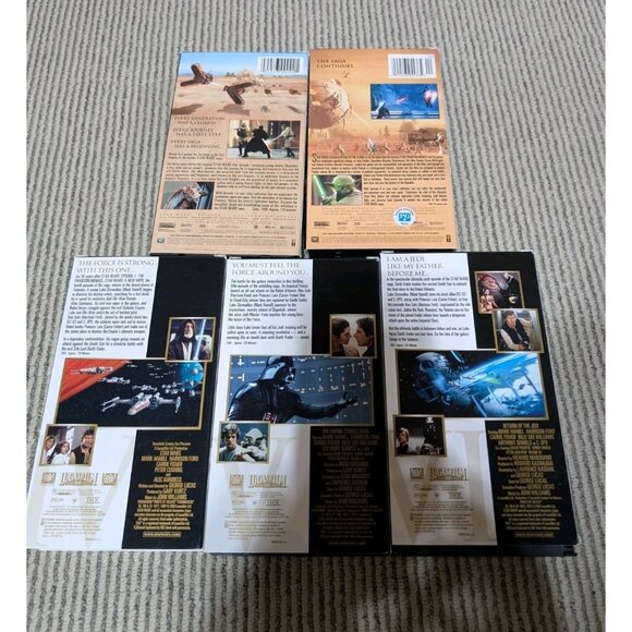 Star Wars VHS Prequel And Original Trilogy - Episode 1-2, 4-6 - Picture 3 of 7